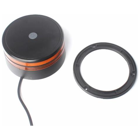 Lampeggiante A 50 Led 12-24v 25w Con Doppia Luminosità Base Piana - Foto 2