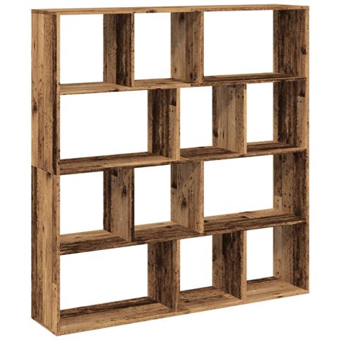 Libreria Legno Antico 132x29x141,5 cm in Legno Multistrato - Foto 1