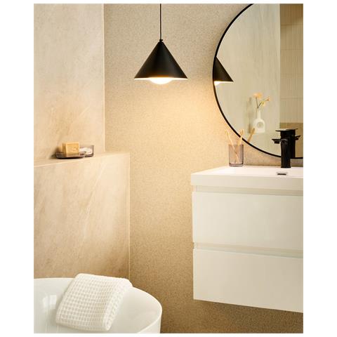 Lampadario Leyre Metallo Nero - Foto 1