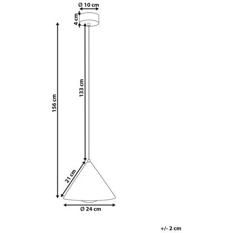 Lampadario Leyre Metallo Nero - Foto 7
