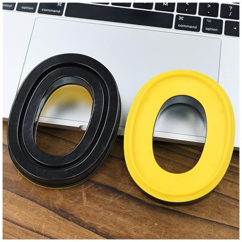 Cuscinetti Auricolari Di Ricambio Compatibili Con 3m Peltor & Prohear - Comfort E Isolamento Acustico Migliorati (confezione Da 2) Yellow - Foto 2