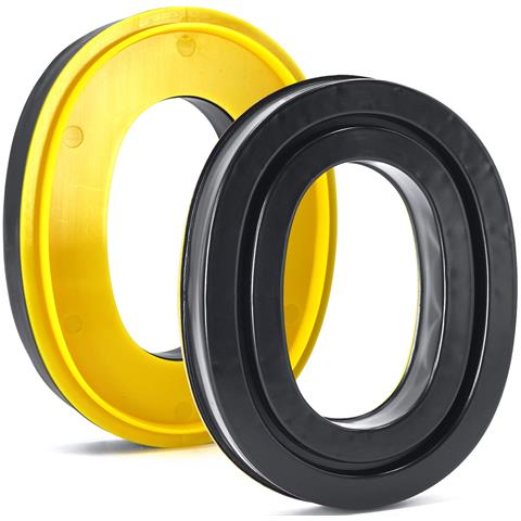 Cuscinetti Auricolari Di Ricambio Compatibili Con 3m Peltor & Prohear - Comfort E Isolamento Acustico Migliorati (confezione Da 2) Yellow - Foto 1