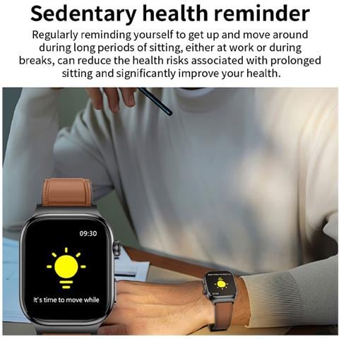 Smartwatch Ad Alta Risoluzione Da 2,04 Pollici Con Cinturino In Tessuto Nero, Realtek 8773ewe E Display Amoled - Foto 7