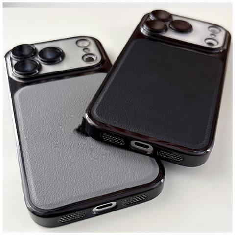 Custodia Protettiva Grigia In Pc+pu Compatibile Con Iphone 17 Pro Max - Foto 5