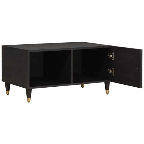 Tavolino da salotto Nero 80 x 50 x 40 cm - Foto 2