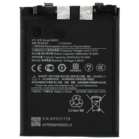 Oem Batteria Testata Ricambio Pari Originale Bm5s Per Xiaomi 13t Pro 23078pnd5g - Foto 1