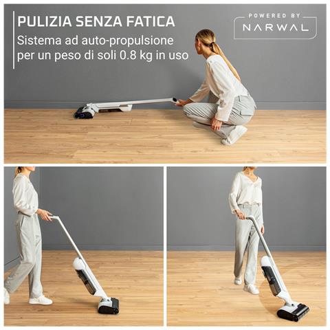 X-Clean 10, Lavapavimenti Senza Fili, Autonomia 60’, Autopulizia e Asciugatura, Pulizia Completa in Una Passata, GZ7035 - Foto 8