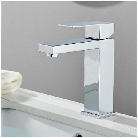Rubinetto per lavabo da bagno, Blackswan, tipo M309, modello corto cromato, misura 18,5 cm - Foto 4