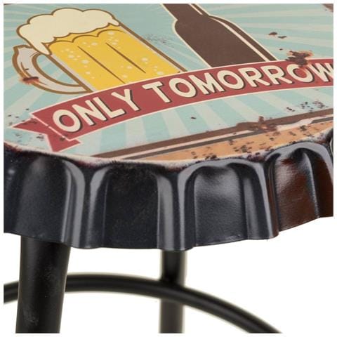 Sgabello In Metallo 35 X 35 X 46h Cm - Foto 2
