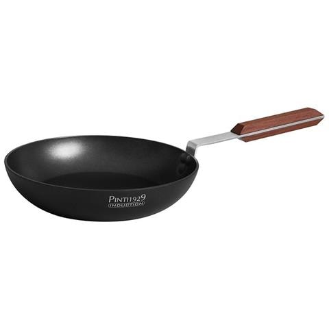 Sushi Padella Antiaderente 28 cm - Alluminio, adatta all'Induzione con Manico in Effetto Legno Mogano - Foto 1