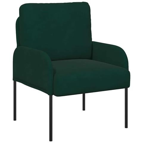 Divani con cuscino 55cm Verde Scuro Legno compensato - Foto 1