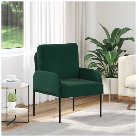 Divani con cuscino 55cm Verde Scuro Legno compensato - Foto 2