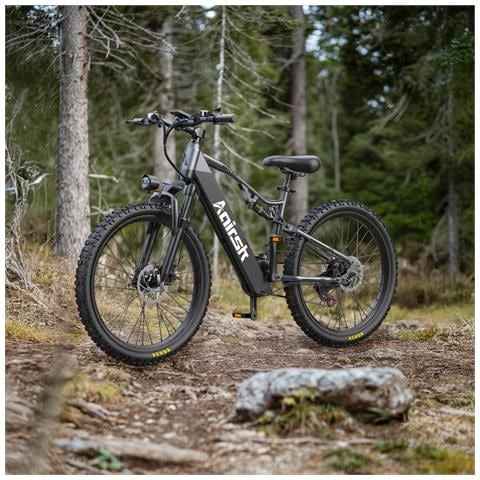 Bicicletta Elettrica 26 Pollici E-bike Shimano 21 Velocità Batteria 48v20ah 250w Autononomia 50-80km Con Ripiani Xt90 - Foto 8
