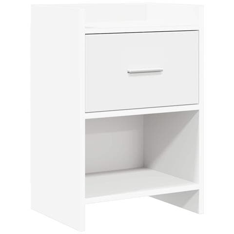Comodini Bianco 40 x 30 x 60 cm Legno ingegnerizzato - Foto 1