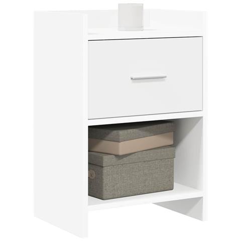 Comodini Bianco 40 x 30 x 60 cm Legno ingegnerizzato - Foto 2