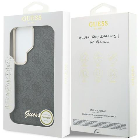 Custodia Samsung Galaxy S26 Ultra, Nera 4g Script Guess - Foto 6