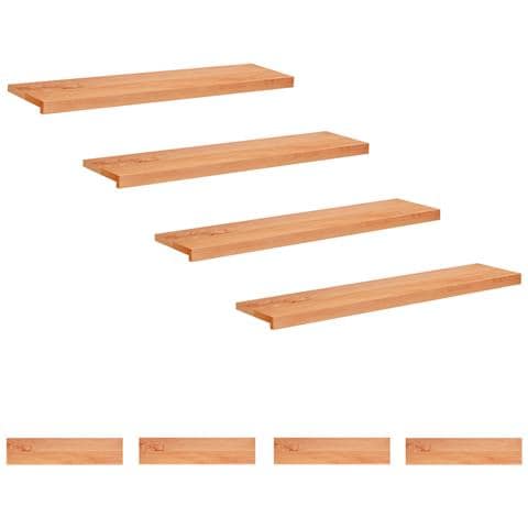 Tappeti per scale 8 pz 110 x 25 x 2 cm Vernice - Foto 1