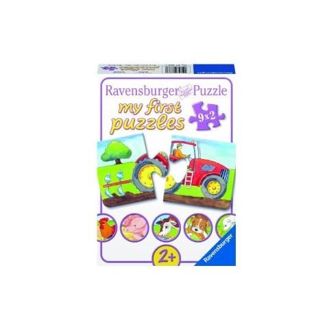 Puzzle Myfirst Nella Fattoria 9 x 2 pz 22.9 x 17.1 x 6.4 cm 07333 - Foto 1
