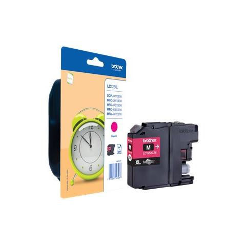 LC-125XLM Cartuccia Ink Originale Magenta per DCP-J4110DW MFC-4410/4510/4610/4710 Capacità 1200 Pagine - Foto 4