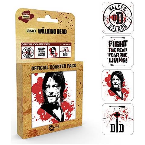 Walking Dead (the) - Daryl (set 4 Sottobicchieri)  - Foto 1