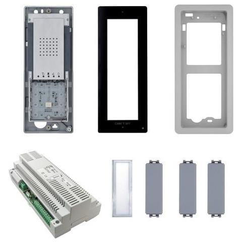 Kit Citofono Base Impianto Con Pulsantiera Thangram Sistema 2 Fili - Foto 4