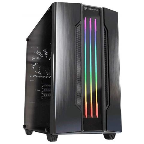 Case Gemini M Mini Tower Micro ATX / Mini-ITX 1 Porte USB 3.0 Colore Grigio (Finestrato)  - Foto 1