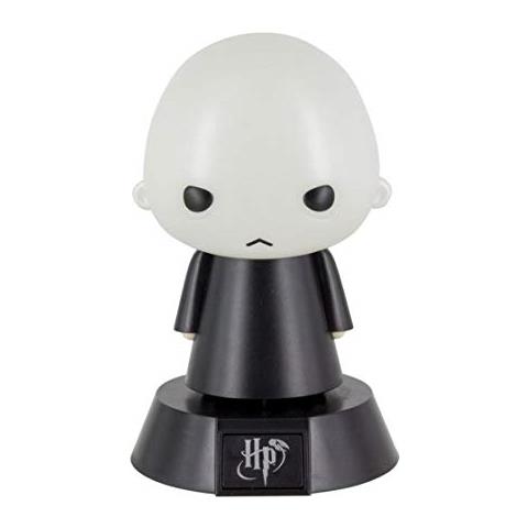 Harry Potter Mini Lampada Icona Luce Voldemort Nero / Grigio, Stampata, In Plastica, In Confezione Regalo. - Foto 1