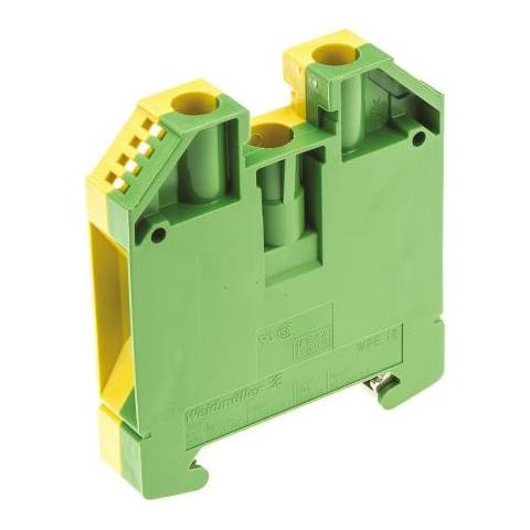 Morsetto Weidmuller. Wpe 35 35mm2 Verde / Giallo - Foto 1