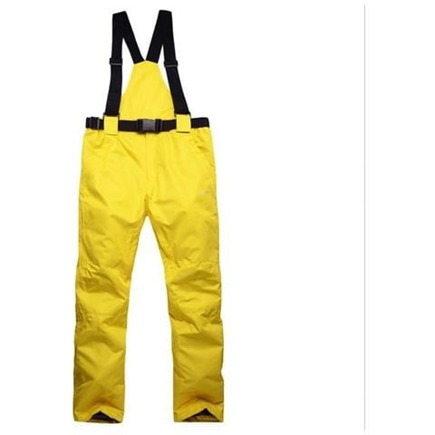 SLOWMOOSE - Inverno Caldo Maschio Femmina Neve Sci Sport Cintura Pantaloni  Pantaloni Tuta Da Sci Impermeabile E Antivento [ giallo / M] - ePRICE