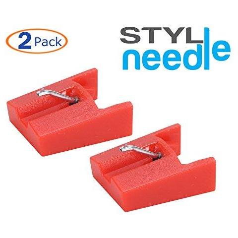 Dello Stilo Di Diamante Di Ricambio Fonografo Puntina - 2 Pack - Per Ion Ict04rs E Crosley Np4 - Foto 1