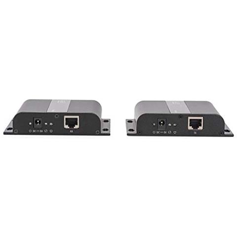 Professional DS 55122 4 K HDMI Extender Set tramite IP via cavo di rete (Cat 5/5E / 6/7), 4 K2 K / 30hz, Nero - Foto 5