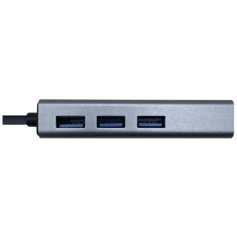 A109-0396 Hub di interfaccia USB 3.2 Gen 1 (3.1 Gen 1) Tipo-C Grigio (A109-0396) - Foto 2