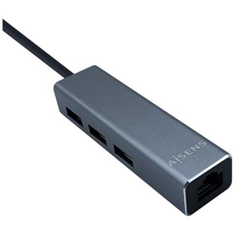 A109-0396 Hub di interfaccia USB 3.2 Gen 1 (3.1 Gen 1) Tipo-C Grigio (A109-0396) - Foto 3