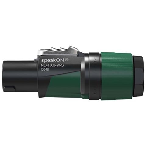 Connettore A 4 Poli Per Cavi Speakon Da 6 A 12 Mm Con Terminale A Vite, Nero / Verde - Foto 2