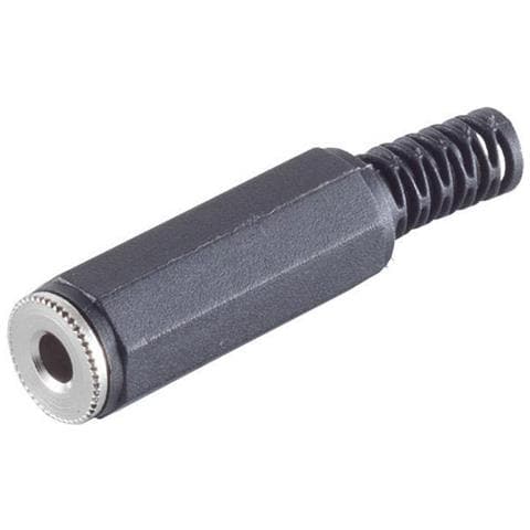 Connettore Jack Basic-s Da 35 Mm Plastica Stereo Da Saldare Da Soli In Sacchetto Di Plastica Con Perforazion - Foto 2