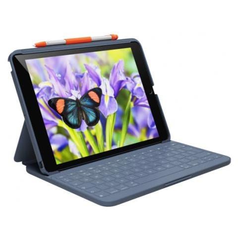 Logitech Rugged Lite 25,9 Cm [10.2] Custodia A Libro Grigio (rugged Lite F. Ipad 7.+8.+9.gen - - Classic Blue - Deu - Em - Foto 1