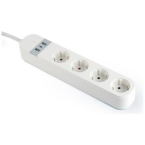 Ciabatta Multipresa Tsl-ps-s4u-01-w (1,5 M) - Foto 1