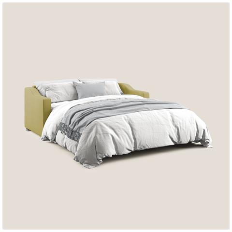 Amber Divano letto matrimoniale in tessuto smacchiabile T05 191 cm (mat. 140x197) giallo - Foto 2