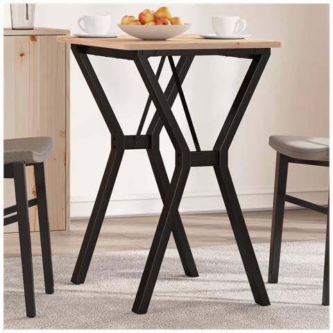 Telaio Gambe A Y Per Tavolo Da Pranzo 60x40x73 Cm In Ghisa - Foto 3