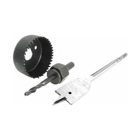 Set Punte Trapano Piatta Da 22 Con Tazza Da 55 Per Legno Foro Attrezzi Drill - Foto 1