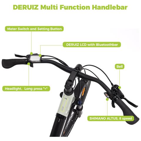 E-bike Bicicletta Elettrica Marble Suv 27.5 Zoll, 644 Wh E-city Bike,disco Idraulico, Autonomia Massima 161 Km. - Foto 2