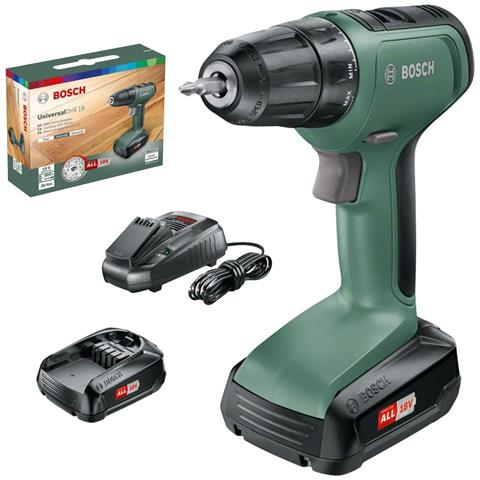 Avvitatore A Batteria Al Litio 18v1,5 Ah 2 Batterie Universaldrill18 - Foto 1