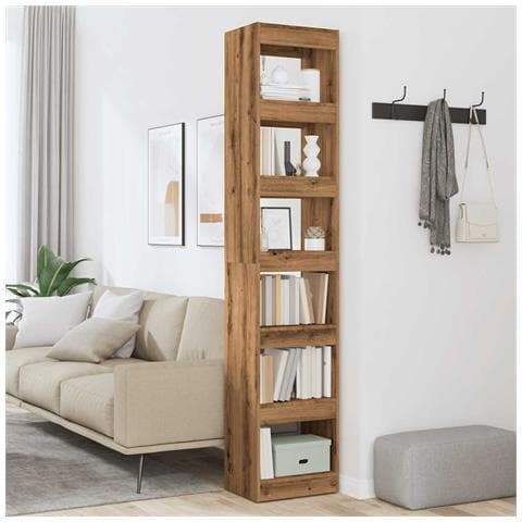 Libreria/divisorio Rovere Artigianale 40x30x198 Cm - Foto 3