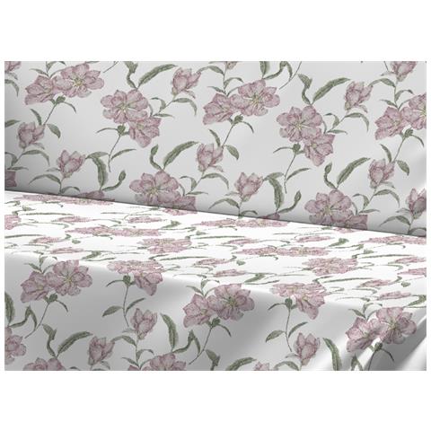 Telo Arredo Granfoulard Copritutto Salvadivano 100% Cotone Dis. Magnolia Singolo Rosa - Foto 2