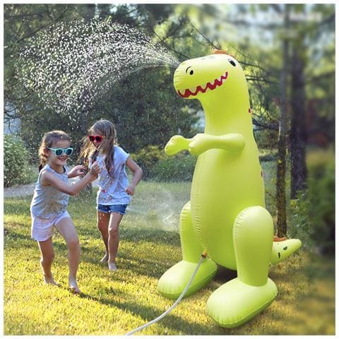Dinosauro T-rex Gonfiabile Gigante Con Spruzzatore D'acqua. 180x130cm. - Foto 2