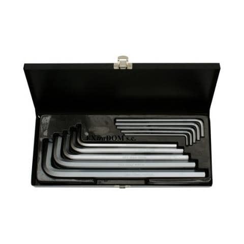 Yato YT-0519, Set di chiavi esagonali a L, Metrico, 10 pz, Acciaio al cromo vanadio, 3,4,5,5.5,6,8,10,12,14,17 mm, 32 cm - Foto 2