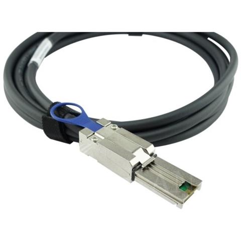 CBL-SFF8644-8088-50M-BL cavo InfiniBand e in fibra ottica 5 m 4x Mini-SAS (SFF-8088) 4x Mini-SAS HD (SFF-8644) Nero, Cromo - Foto 2