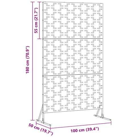 Pannello Flessibile In Metallo Nero Metallo Grande - Foto 7