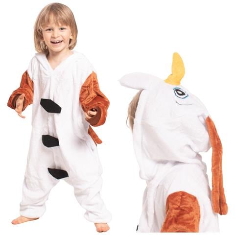 Pigiama Per Bambini Costume Kigurumi Onesie Frozen Pupazzo Di Neve Olaf 105-115cm - Foto 1