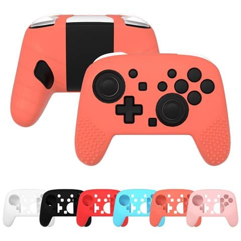 Custodia Protettiva In Silicone Compatibile Con Controller Switch 2 Pro - Confezione Da 2 Orange - Foto 6